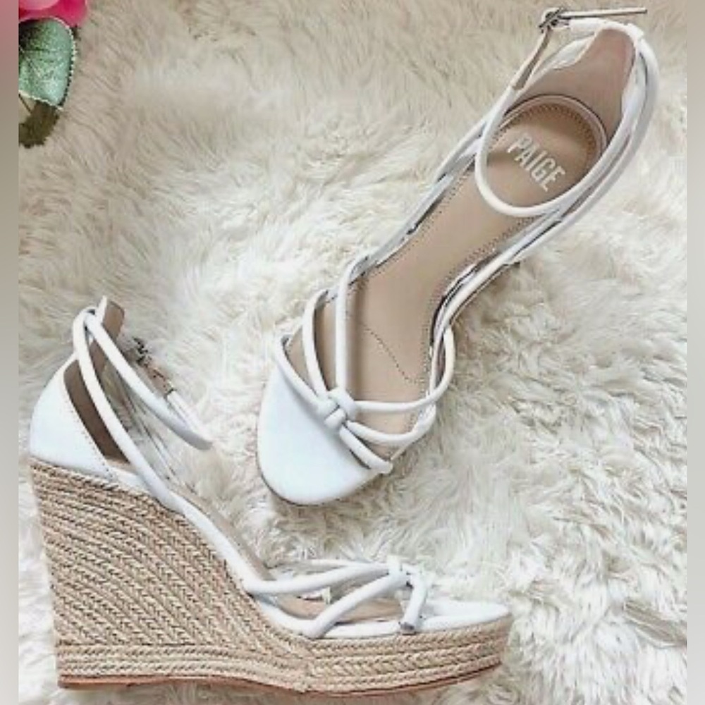 PAIGE White Sandals